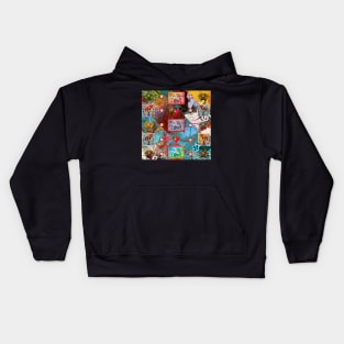 Portuguese folk art Kids Hoodie